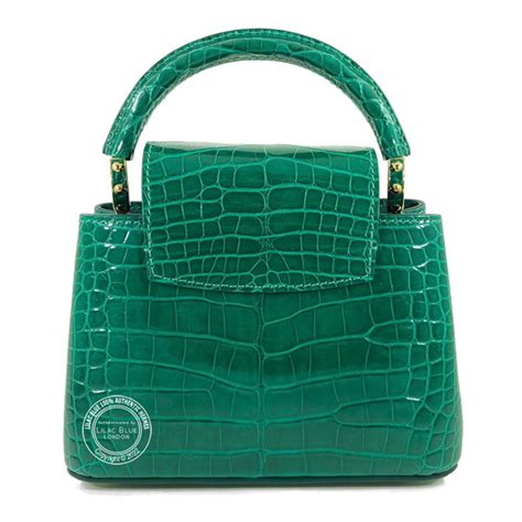 Capucines Mini Shiny Crocodile 